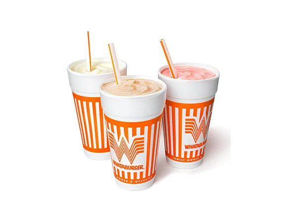 Shakes — Whataburger Shakes menu